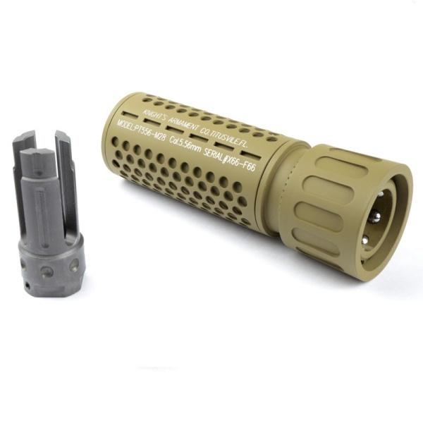 5KU KAC PT556-M28 タイプ サプレッサー &amp; 3プラグ フラッシュハイダー デザート...