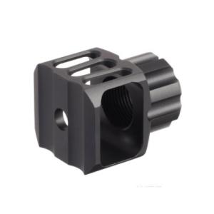 年末年始Bigセール★ 5KU JMAC CUSTOMS LAF-24タイプ マズルブレーキ ブラッ...