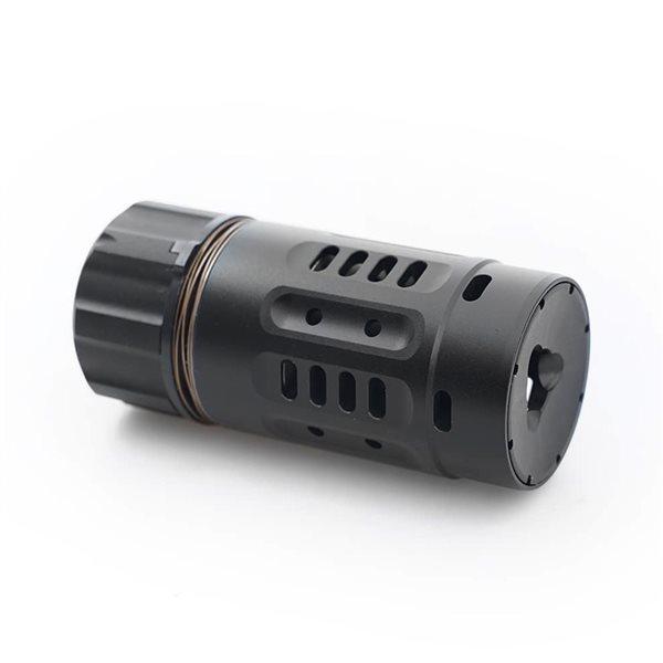 5KU Dead Airタイプ Pyro エンハンスド マズルブレイクセット 14mm逆ネジ ブラッ...