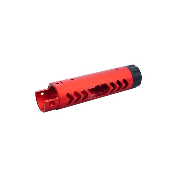 5KU CNCアルミ アウターバレル タイプC Action Army AAP01 アサシン用 レッ...