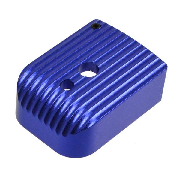 5KU ハイキャパ シリーズ 用 金属製 マガジンベース　Type5 ブルー