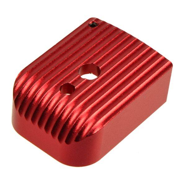 5KU ハイキャパ シリーズ 用 金属製 マガジンベース　Type5 レッド