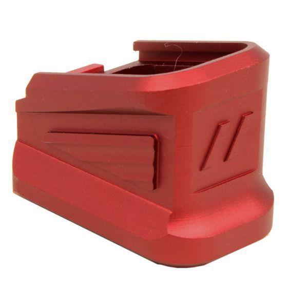 5KU ZEV タイプ 金属製 マガジンエクステンデッド for マルイ G17 レッド