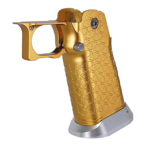 5KU Limcat タイプ CNC アルミニウム グリップ Type8 マルイ ハイキャパ シリー...