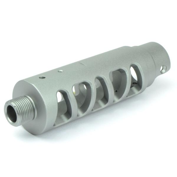 ACTION ARMY AAP01用 CNCアルミ アウターバレル Aタイプ シルバー