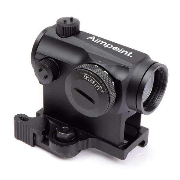 年末年始Bigセール★ MICRO T-1 タイプ ドットサイト ハイマウント ブラック