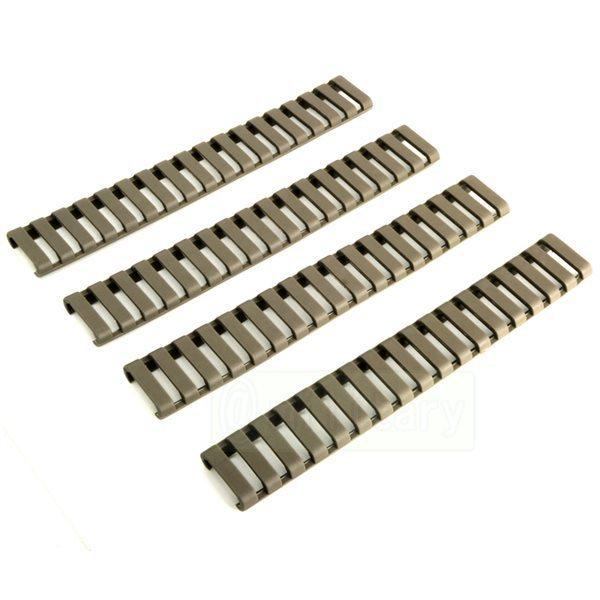 ロープロファイル ラバーレールカバー A 4枚セット DE