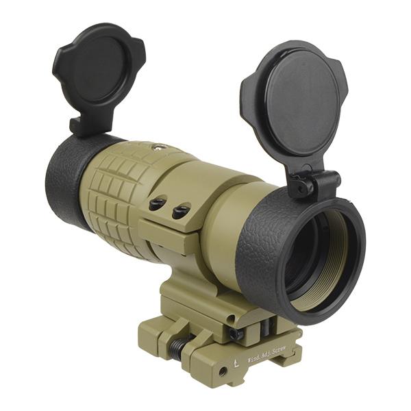 EoTech タイプ 3倍ブースター 折りたたみマウント付きセット TAN
