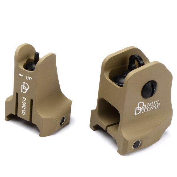 Daniel Defense タイプ フロント&amp;リアサイト デザートカラー