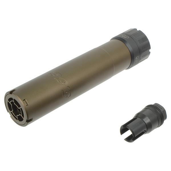 P&amp;B SLX 556 タイプ QDダミーサプレッサー＆ハイダー(14mm 逆ネジ) セット デザー...