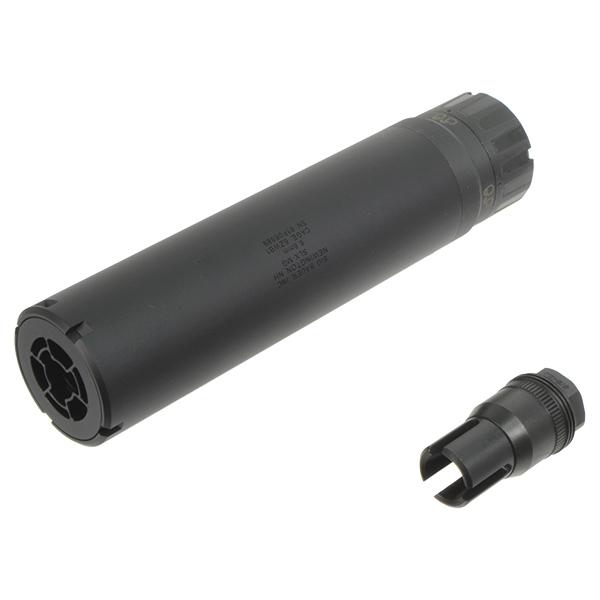 P&amp;B SLX MG タイプ QDダミーサプレッサー＆ハイダー(14mm 逆ネジ) セット ブラック