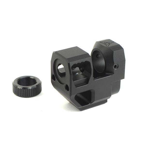 RGW KI VELOCITYタイプ コンペンセイター 14mm逆ネジ　ブラック