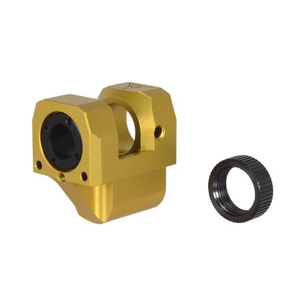 RGW KI VELOCITY PRO タイプ コンペンセイター 14mm逆ネジ　チタニウムゴールド