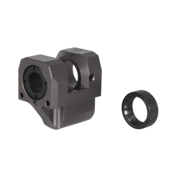 RGW KI VELOCITY PRO タイプ コンペンセイター 14mm逆ネジ　グレー