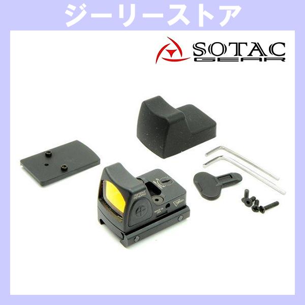 SOTAC ナイロン製 RMRタイプ コンパクトドットサイト グロック用マウント付き　ブラック