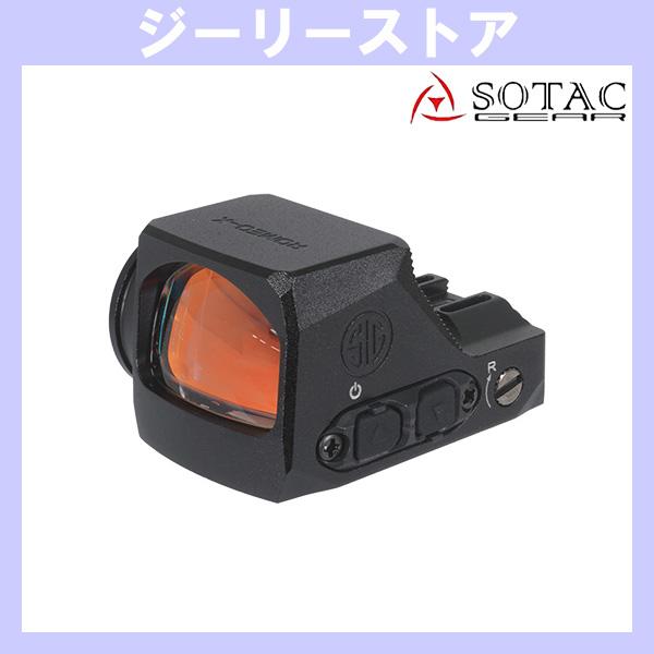 SOTAC ROMEO-X タイプ ドットサイト ファイバーグリーン ブラック
