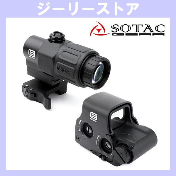 SOTAC EXPS3-0 タイプ ドットサイト 現行刻印モデル ＆ G33 STS タイプ 3X ...
