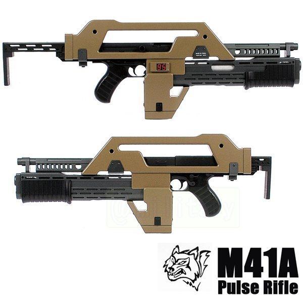 電動ガン SNOW WOLF M41Aパルスライフル （宇宙海兵隊主力武器） TANカラー