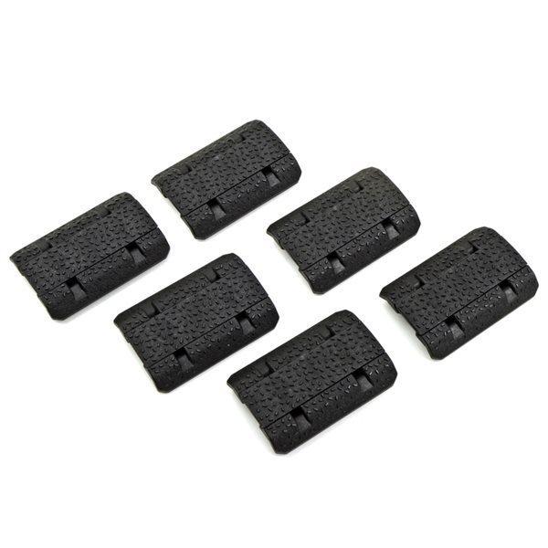 TANGO M-LOK用 レールカバー TYPE2 (6枚セット) ブラック