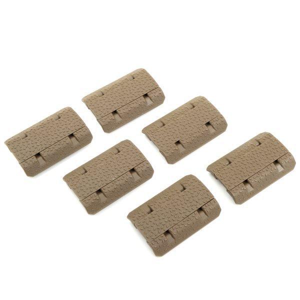 TANGO M-LOK用 レールカバー TYPE2 (6枚セット) デザートカラー
