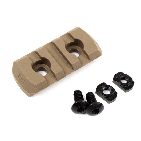 TANGO M-LOK用 エンハンスド レールセクション S (3スロット) デザートカラー