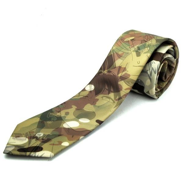 TANGO 迷彩パターン ネクタイ ガールプリントｘマルチカム