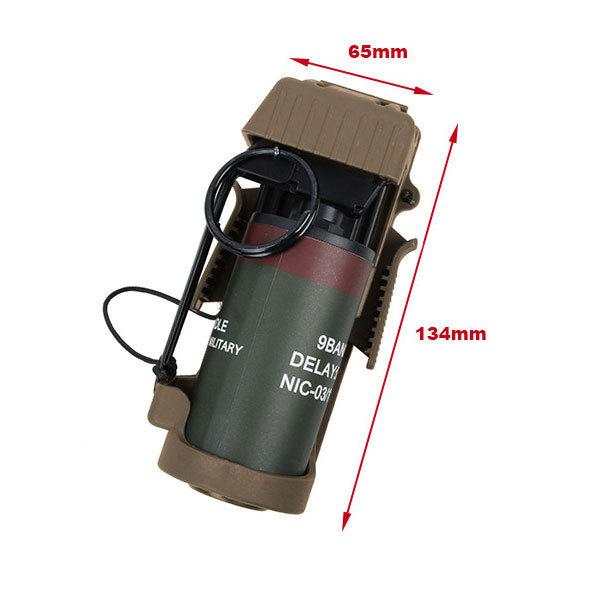 TMC フラッシュバン グレネードポーチ with ダミーアクセサリー セット コヨーテブラウン