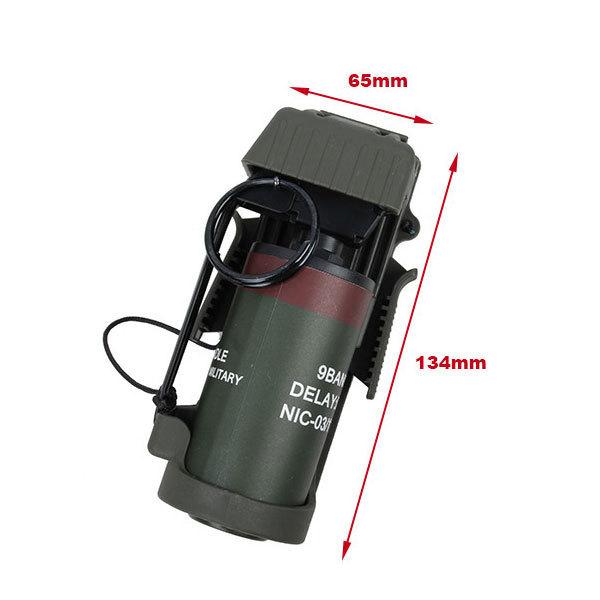 TMC フラッシュバン グレネードポーチ with ダミーアクセサリー セット オリーブドラブ