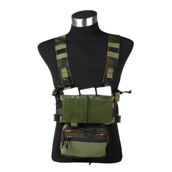 TMC Modular Chest Rig [モジュラー チェストリグ] セットA ウッドランド