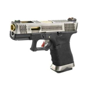 WE-TECH G19 T3 ガスブローバックガン シルバー
