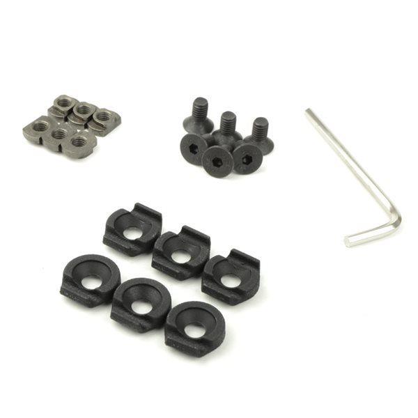 Z&amp;Z EMISSARY MicroCableClip タイプ M-LOK ワイヤークリップ ブラッ...