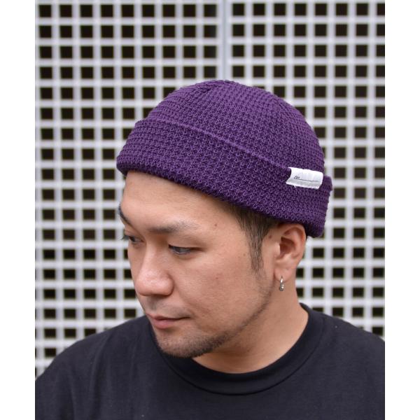 CELEB　サーマル2WAYニットワッチ　PURPLEニット帽 ビーニー フリーサイズ 帽子