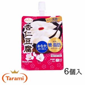 たらみ ゼリー Tarami おいしい蒟蒻ゼリー PREMIUM 杏仁豆腐 150g 6個｜jelly83