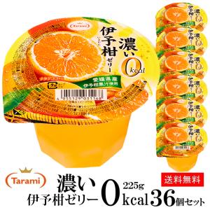 たらみ ゼリー 濃い伊予柑ゼリー 0kcal 225g 36個