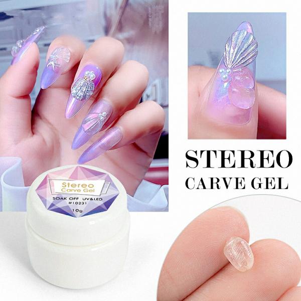 お人様2個まで [ LALONA ]ステレオカーブジェル ( 10g )PVCソリッドジェルクリア ...