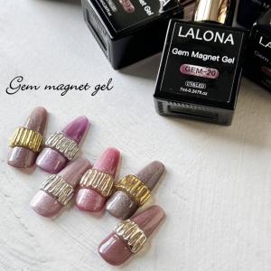 ラローナ [ LALONA ] GEMマグネットジェル ( Pink&purple 6color ) ( 7ml ) ジェルネイル/ネイル/セルフネイル/ピンク/パープル｜jellybeans