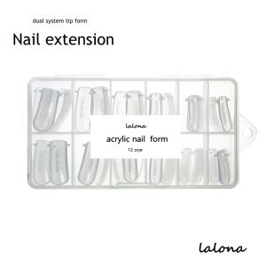 ［LALONA］ネイルチップフォーム　( 12サイズ各10枚 ) (
