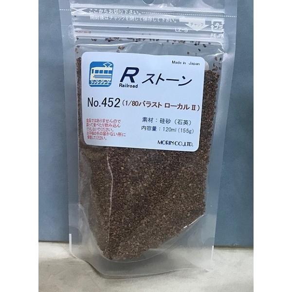 Ｒストーン バラスト １／８０ ローカル(2) 452　プラストラクト 模型材料　建築模型　鉄道模型...