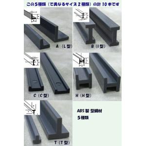 ABS型鋼材お試しセット　合計10本(10品目×各1本)｜jema