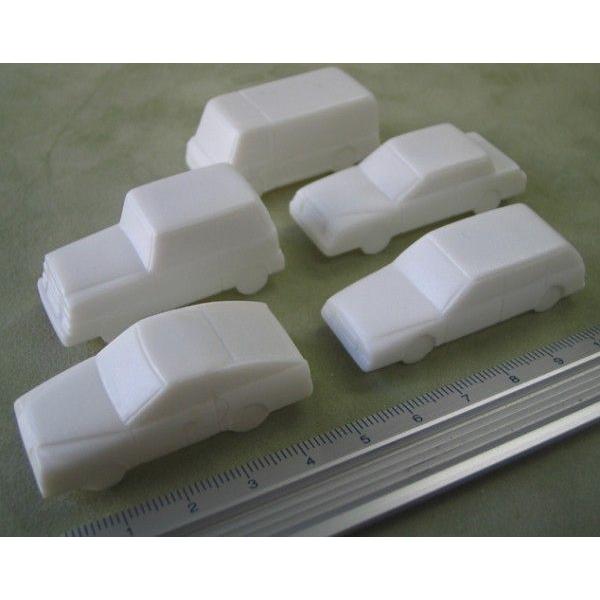 AM-100 自動車(1/100)５個入り　プラストラクト 模型材料　建築模型