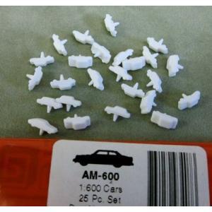 AM-600 自動車(1/600)25個入り　プラストラクト 模型材料　建築模型