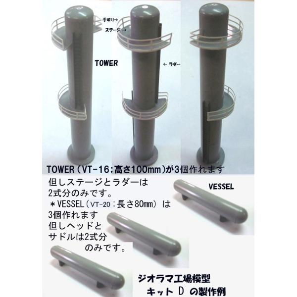 （新発売）ジオラマ工場模型キットD（Tower &amp; Vessel 篇） (N・HO用)　プラストラク...