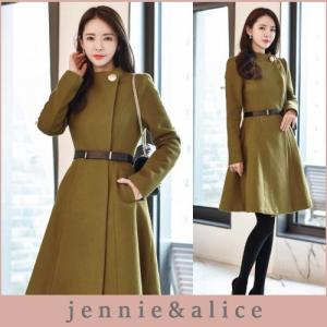 コート ロングコート ロング丈 Aライン ウール混 40代 50代 レディース ファッション 新作新作春秋物