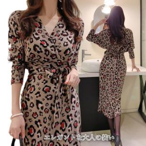 レオパード ワンピース 韓国の商品一覧 通販 Yahoo ショッピング