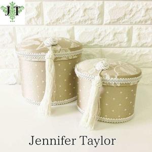 ジェニファーテイラー トランクボックス ダマスク カルトナージュ 小物