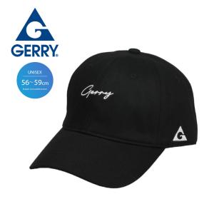 gerry キャップ 6パネル 帽子 uvカット ブランド ローキャップ ベースボール メンズ レディース 黒 ブラック ジェリー 90ger-203｜jerico