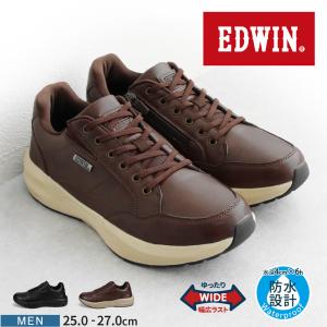 EDWIN（エドウィン） 防水 スニーカー メンズ おしゃれ ローカット