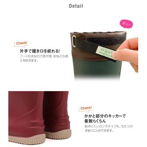 長靴 レディース 農作業 作業用 軽量 フード...の詳細画像2