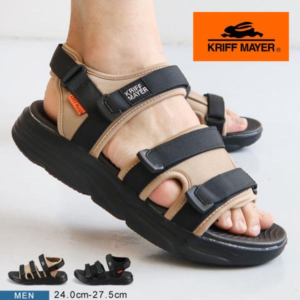 クリフメイヤー スポーツ サンダル メンズ アウトドア シューズ 軽量 軽い クッション 歩きやすい...