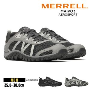 メレル スニーカー メンズ メッシュ 軽量 通気性 防滑 蒸れにくい アウトドアシューズ 靴 レジャー MERRELL MAIPO3AEROSPORT 爆買